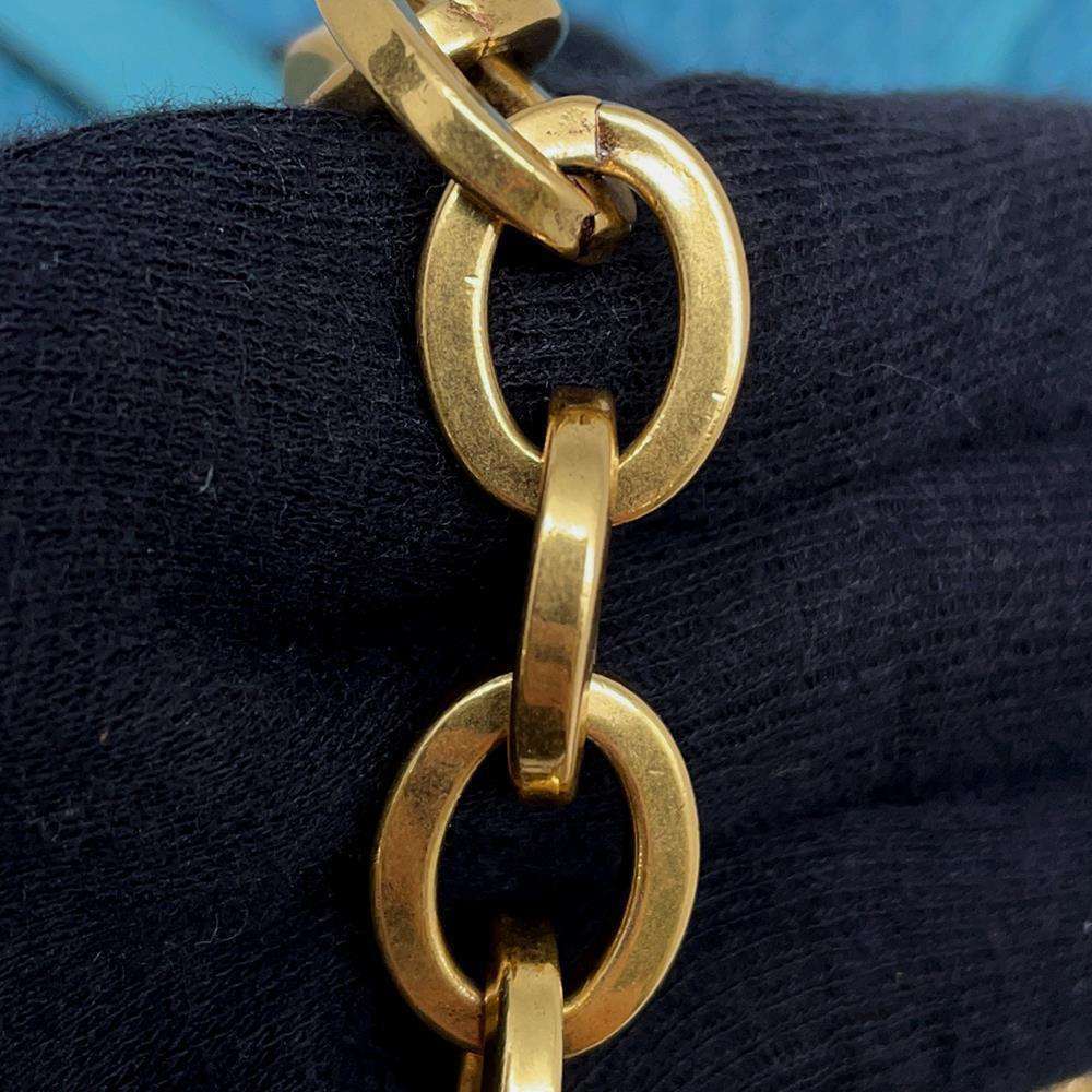 Gucci Chain Shoulder Bag Horsebit Straw Tan Clutch - Picture 11 of 12